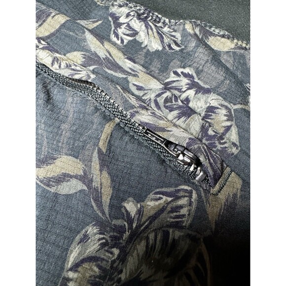 Athleta Womens 18 Ripstop Hiking Shorts Green Floral Print Trail Activewear - Picture 10 of 16